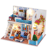 Miniature,Dollhouse,Furniture,Children,Assemble,House,Model