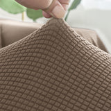 Khaki,Stretch,Elastic,Cover,Solid,Slipcover,Washable,Couch,Furniture,Protector,Living