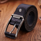 Genuine,Leather,Men's,Casual,Waistband,Waist,Strap,Smooth