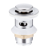 Chrome,Click,Clack,Slotted,Sprung,Button,Basin,Waste,Faucet