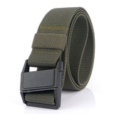 125CM,Adjustable,Nylon,Tactical,Outdoor,Leisure,Canvas,Waist,Belts,Automatic,Magnetic,Buckle