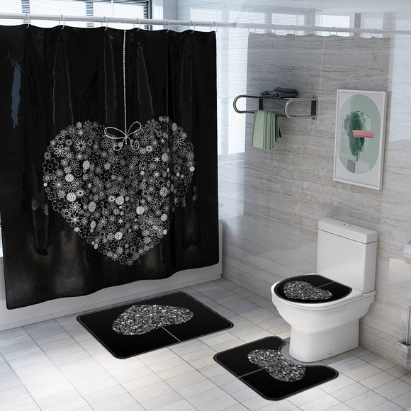 Honana,Bathroom,Waterproof,Shower,Curtain,Toilet,Cover,Pedestal,Bathroom,Decor
