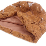 Women,Flowers,Breathable,Beanie,Comfortable,Soild,Color,Sunshade