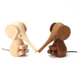 Adjustable,Handicraft,Elephant,Wooden,Animal,Smooth,Surface,Decorations