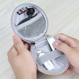 IPRee,Leather,Earphone,Storage,Travel,Portable,Waterproof,Cable,Charger,Holder