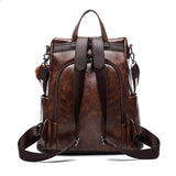 Women,Girls,School,Leather,Backpack,Outdoor,Travel,Handbag,Portable,Shoulder