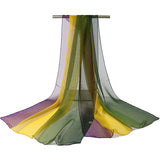 Women,Gradient,Color,Chiffon,Scarves,Shawls,Casual,Outdoor,Sunshade,Beach,Scarf