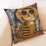 Honana,45x45cm,Animal,Print,Luxury,Cushion,Graffi,Style,Throw,Pillow,Pillow,Covers