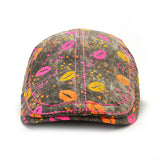 Women,Cotton,Print,Beret,Peaked,Casual,Outdoor,Windproof,Adjustable,Casquette