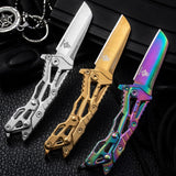 Folding,Knife,Tactical,Knife,Hollow,Handle,Survival,Tools,12.5cm,Pocket,Knife,Fruit,Knife,Camping,Travel,Hunting