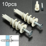 10Pcs,Nylon,Plate,Board,Cavity,Fixing,Speed,Anchor,Screws