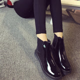 Women's,Rubber,Ankle,Boots,Round,Waterproof,Rainboots,Summer,Martin,Boots,Camping,Walking,Hiking