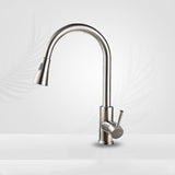 BOiROO,Kitchen,Basin,Faucet,Rotatable,Drawing,Sprayer,Water,Mixer,Single,Handle,Copper,Mount