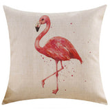 45x45cm,Fashion,Flamingo,Cotton,Linen,Pillowcase,Decorative,Pillow