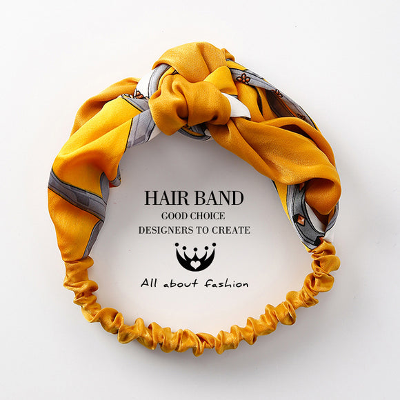 Womens,Vogue,Comfortable,Headband,Printting,Travel,Casual,Headband,Elastic
