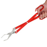 Reach,Grill,Aluminum,Scissors,Tongs,Painted,Handle