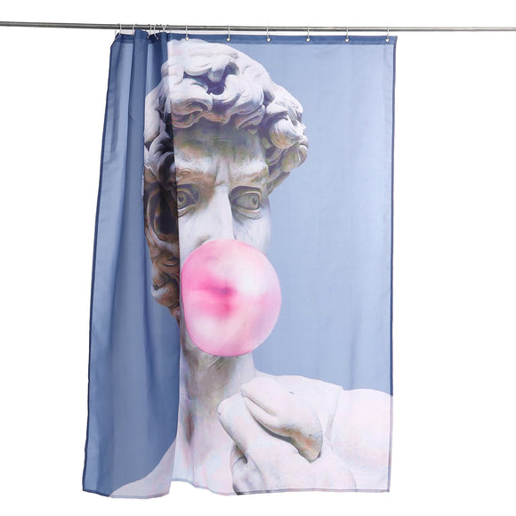 Waterproof,Shower,Curtain,Polyester,David,Sculpture,Bathroom,Shade
