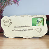 Tombstone,Memorial,Stone,Personalized,Waterproof,Photo,Frame,Features,Sympathy,Garden,Backyard,Marker,Grave,Tombstone