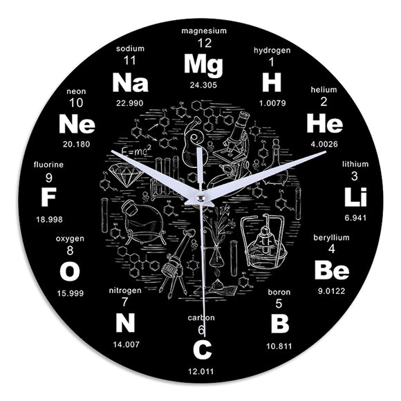 Emoyo,ECY025,Chemical,Element,Table,Clock,Clock,Office,Decorations