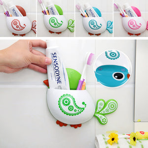 Multifunctional,Toothbrush,Holder,Suction,Bathroom,Accessories