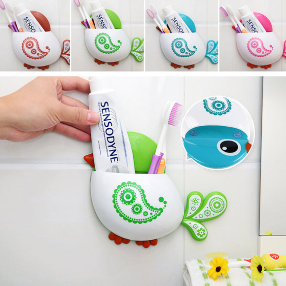 Multifunctional,Toothbrush,Holder,Suction,Bathroom,Accessories