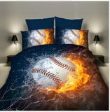 Bedding,Bedclothes,Baseball,Print,Quilt,Duvet,Cover,Pillowcase,Decor