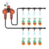 KCASA,Automatic,Garden,Water,Timer,Plastic,Double,Hours,Water,Controller,Splitters,Irrigation,System