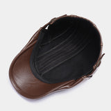 Banggood,Design,Artificial,Leather,Protected,Casual,Beret