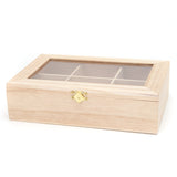 Compartments,Wooden,Kitchen,Spice,Display,Storage,Chest,Essential,Container
