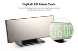 Loskii,Digital,Alarm,Clock,Mutifunction,Charging,Mirror,Alarm,Decor,Clock
