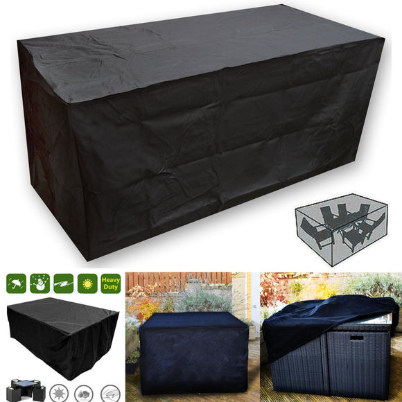 OxbridgeBlack,Waterproof,Rattan,Outdoor,Garden,Patio,Furniture,Table,Cover,Protection