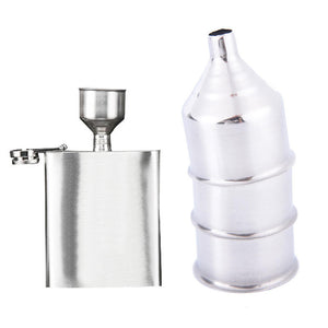 Stainless,Steel,Funnel,Flask,Thicker,Funnel,Flask,Accessories
