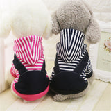 Winter,Cotton,Clothes,Straps,Stripe,Color,Hoodie,Coats