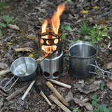 Camping,Stove,Portable,Burning,Furnace,Picnic,Portable,Stainless,Steel,Cookware