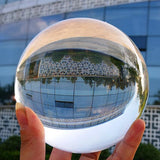 100mm,Clear,Round,Glass,Artificial,Natural,Quartz,Magic,Healing,Crystal,Decorations