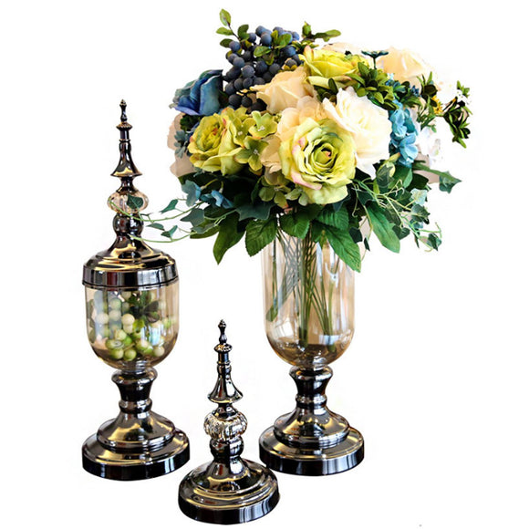 European,Glass,Flower,Floral,Holder,Wedding,Party,Office,Decorations