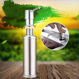 Sliver,Stainless,Steel,Liquid,Dispenser,Bathroom,Kitchen,Bottles