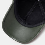 Collrown,leather,Casual,Retro,Personality,Leather,Sunshade,Baseball