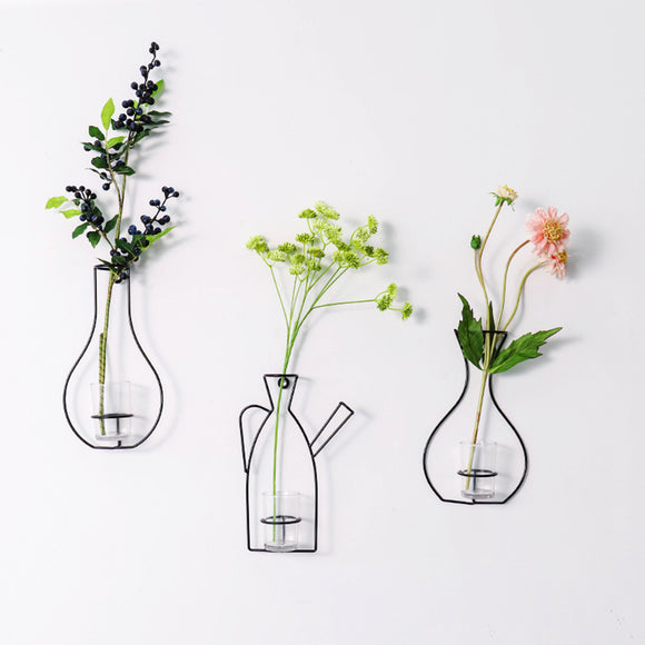 Nordic,Metal,Glass,Hydroponic,Plant,Container,Ornaments,Decor,Accessories