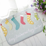 40x60cm,Christmas,Flannel,Velvet,Memory,Absorbent,Bathroom,Floor,Carpet