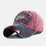 Unisex,Cotton,Washed,Embroidery,Letter,Pattern,Contrast,Color,Sunvisor,Baseball