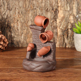 Ceramic,Backflow,Waterfall,Smoke,Incense,Burner,Censer,Cones,Holder
