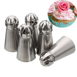 Stainless,Steel,Sphere,Icing,Piping,Nozzle,Pastry,Decor