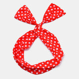 Women,Sweet,Headdress,Stripe,Pattern,Adjustable,Straight,Fabric,Cross,Headband