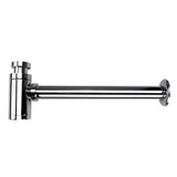 Standard,Chrome,Brass,Round,Bottle,Waste,Bathroom,Basin,Cleaner