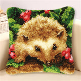 Funny,Animal,Pattern,Latch,Pillow,Making,Craft,43x43cm