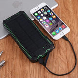 IPRee,12000mAh,Portable,Solar,Charger,Panel,Emergency,Flashlight,Power