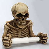 Skull,Paper,Holder,Mount,Toilet,Skeleton,Bathroom,Decorations,Paper,Shelf,Holder