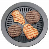 Smokeless,Stovetop,Grill,Stainless,steel,Cooking,Round,Shape,Ceramic