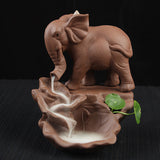 Elephant,Backflow,Incense,Burner,Holder,Censer,Ceramic,Decorations